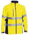 Taped Hi Vis Soft Shell Jacket