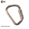 Karabiner Triple Action Stainless Steel 27mm
