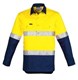 Mens Hi Vis Closed Front LS Shirt  Hoop Taped